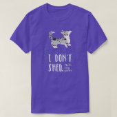 コーギグリッターカルディガンウェルシュコーギー Tシャツ (デザイン正面)