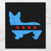 コーギシカゴドッグ恋人 ワインラベル (シングルラベル)