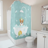 コーギシャワーカーテン シャワーカーテン (インサイチュ)