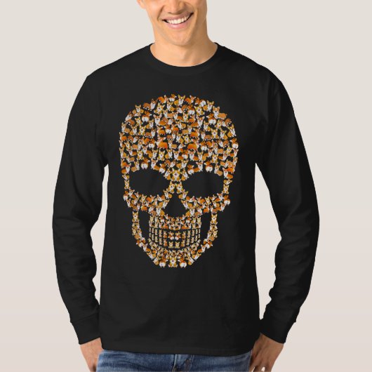 コーギスカルハロウィーン Tシャツ (正面)