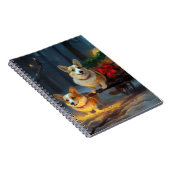 コーギスノーイスレクリスマスデコール ノートブック (右側)