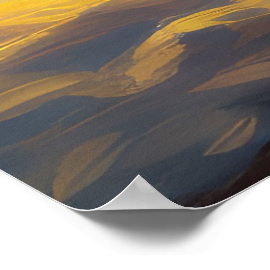 コーギスノーイスレクリスマスデコール ポスター (角)