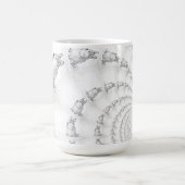 コーギスパイラルパターン大マグカップ コーヒーマグカップ (中央)