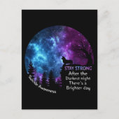 コーギスーサイド認識度ステーブルッドダークナイト ポストカード (正面)