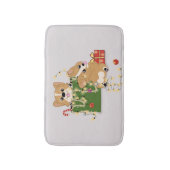 コーギス バスマット (正面縦)