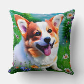 コーギズガーデン クッション (正面)