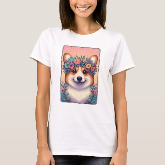 コーギタロットTシャツ Tシャツ (正面)