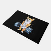 コーギデュおもしろいリフトフィットネスジム ドアマット (アングル)