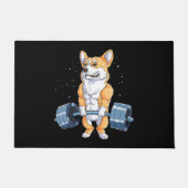 コーギデュおもしろいリフトフィットネスジム ドアマット (正面)