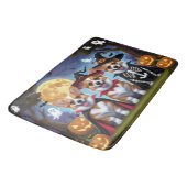 コーギドッグスパンプキンハロウィンおもしろい バスマット (アングル)