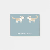 コーギドッグパーソナライズされた ポストイット (正面)