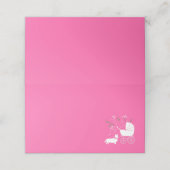 コーギドッグベビーシャワーパピーグレーウェルシュピンクガール プレイスカード (外部開封)