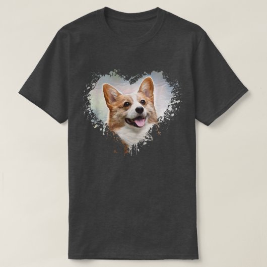 コーギドッグ愛好家 Tシャツ (デザイン正面)