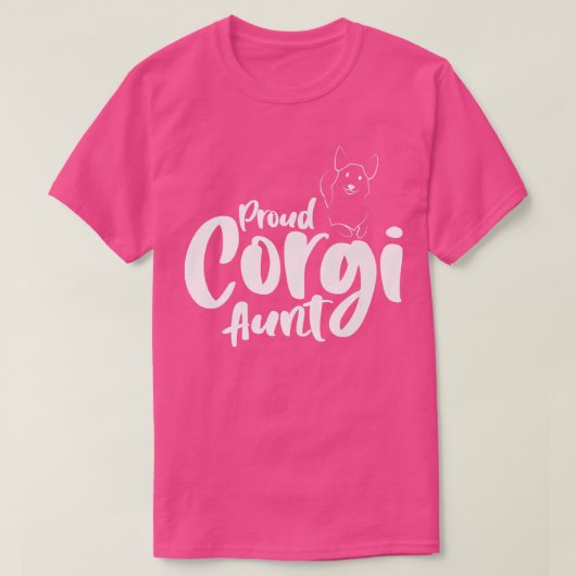 コーギドッグ誇りを持った恋人コーギオウンマザーズデイ Tシャツ (デザイン正面)