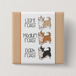 コーギドッグ&コーヒー 缶バッジ