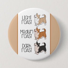 コーギドッグ&コーヒー 缶バッジ