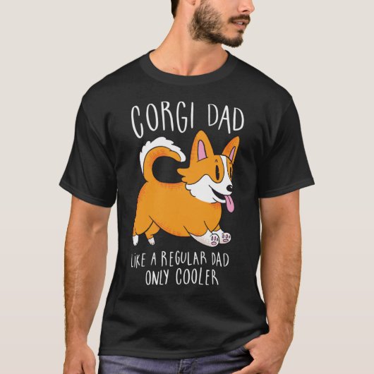 コーギパパエッセンシャルTシャツ Tシャツ (正面)