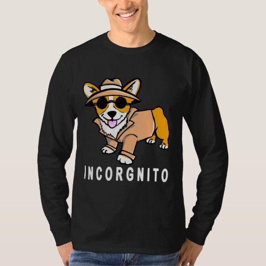 コーギパピーの忍び込み犬 Tシャツ (正面)