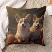 コーギパピーオータムデライトカボチャ クッション (ブランケット)