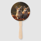 コーギパピーオータムデライトカボチャ ハンドファン (裏面)