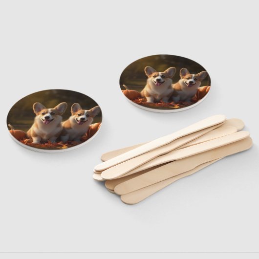 コーギパピーオータムデライトカボチャ ハンドファン (組立なし)