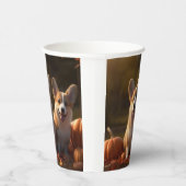 コーギパピーオータムデライトカボチャ 紙コップ (右)