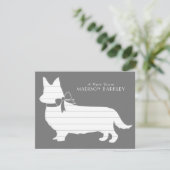 コーギパピードッグペンブロークウェルシュサンキューカード サンキューカード (スタンド正面)