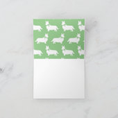 コーギパピードッグペンブロークウェルシュノートカード ノートカード (内部)