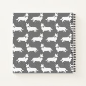 コーギパピードッグペンブロークウェルシュノート ノートブック (裏面)