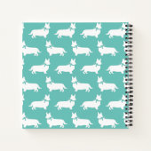 コーギパピードッグペンブロークウェルシュノート ノートブック (裏面)