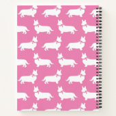 コーギパピードッグペンブロークウェルシュノート ノートブック (裏面)