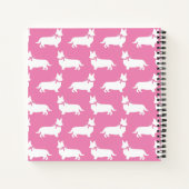 コーギパピードッグペンブロークウェルシュノート ノートブック (裏面)