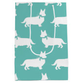 コーギパピードッグペンブロークウェルシュミディアム抱き枕 ミディアムペーパーバッグ (裏面)