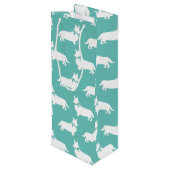 コーギパピードッグペンブロークウェルシュワイン抱き枕 ワインギフトバッグ (裏面アングル)