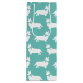 コーギパピードッグペンブロークウェルシュワイン抱き枕 ワインギフトバッグ (正面)