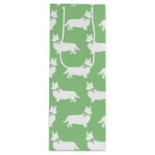 コーギパピードッグペンブロークウェルシュワイン抱き枕 ワインギフトバッグ (正面)