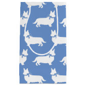 コーギパピードッグペンブロークウェルシュ スモールペーパーバッグ (正面)