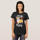 コーギパピーママ犬ママ Tシャツ (正面フル)