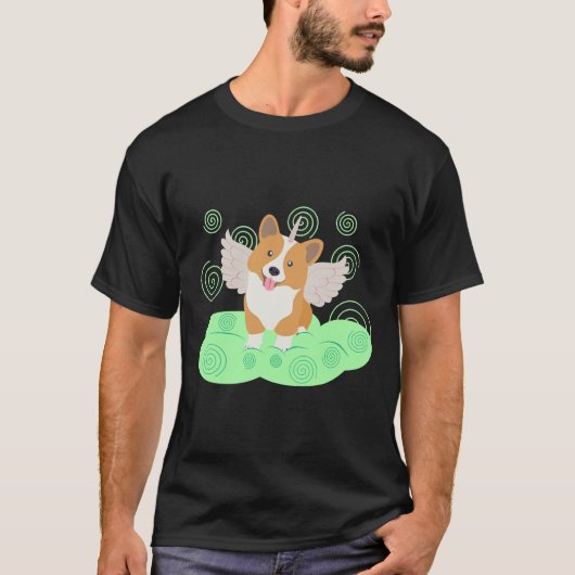 コーギパピーユニコーン Tシャツ (正面)
