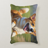 コーギパピー アクセントクッション (正面(垂直))