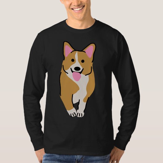 コーギパープル315 Tシャツ (正面)
