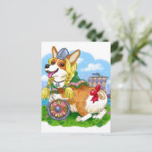 コーギビキング ポストカード (スタンド正面)