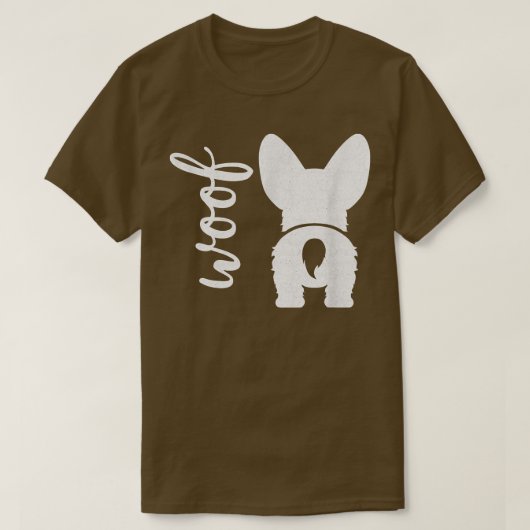 コーギママおもしろいかわいい犬の飼い主 Tシャツ (デザイン正面)