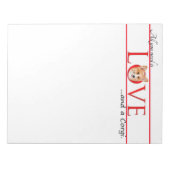 コーギラブメモ帳 ノートパッド (正面)