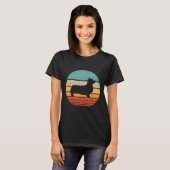 コーギヴィンテージシルエットS Sレトロ Tシャツ (正面フル)