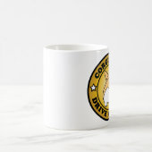 "コーギーお尻私をくだらない"はマグ運転します コーヒーマグカップ (中央)