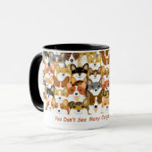 コーギーが多く見えない マグカップ (正面左)