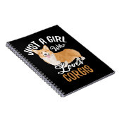 コーギーが大好きな女の子 ノートブック (右側)