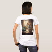コーギーとネズミ Tシャツ (裏面フル)