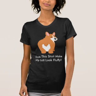 コーギーのお尻のおもしろいなワイシャツ Tシャツ